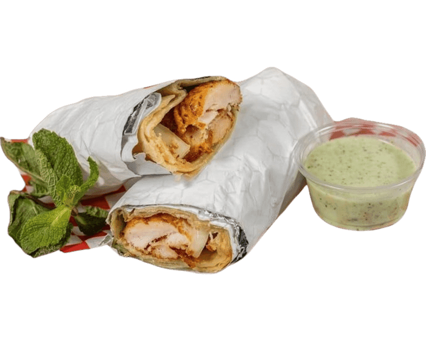 Chicken Malai Boti Roll