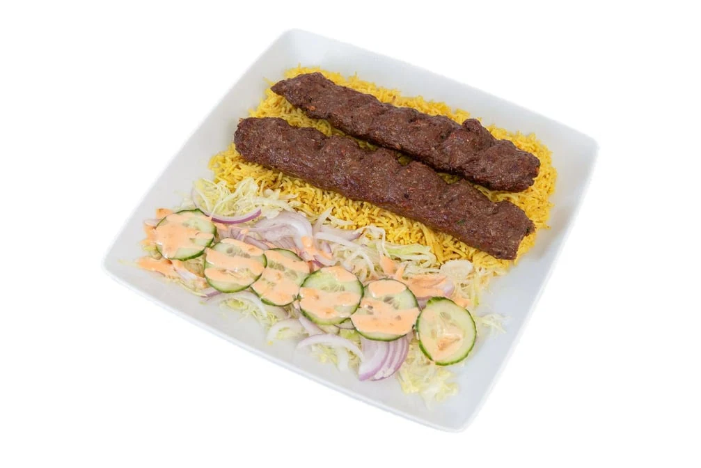 Beef Kabab With Rice