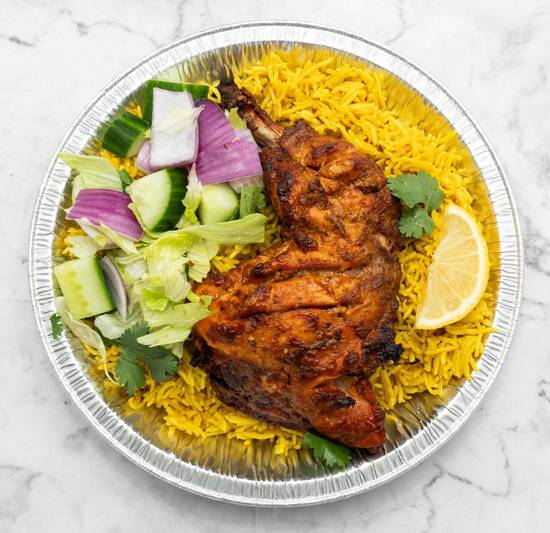Chicken Tikka Leg With Rice