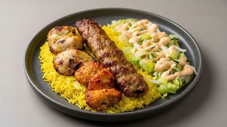 Mix Grill Rice Platter
