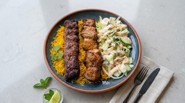 Beef Lover Rice Platter