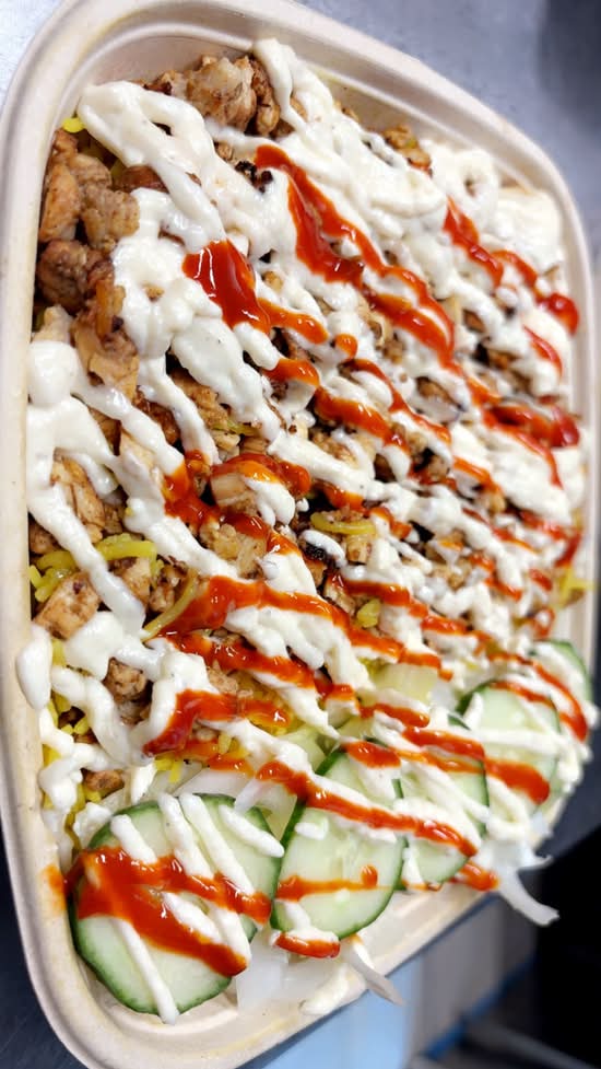 Chicken Shawarma Rice Platter