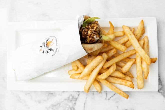 Chicken Shawarma Roll (NO FRIES)